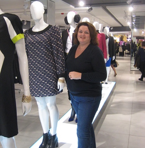 Diane with size 16 Debenhams mannequin